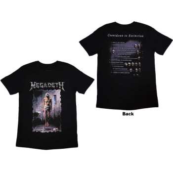 Marchandises Megadeth: Megadeth Unisex T-shirt: Countdown (back Print) (small) S
