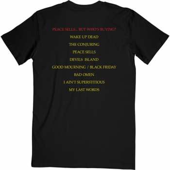 Marchandises Megadeth: Tričko Peace Sells… Track List  S