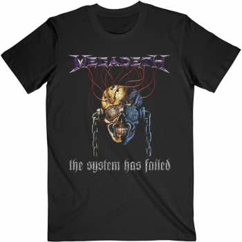 Marchandises Megadeth: Tričko Systems Fail  S