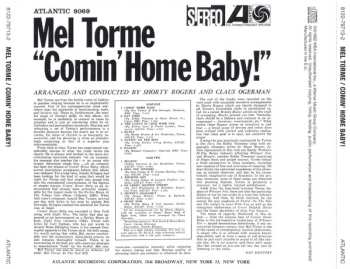 CD Mel Tormé: Comin' Home Baby!