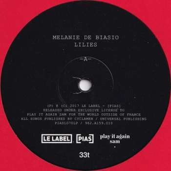 LP/CD Melanie De Biasio: Lilies