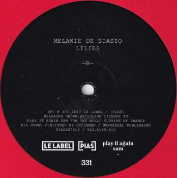 LP/CD Melanie De Biasio: Lilies