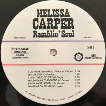LP Melissa Carper: Ramblin’ Soul