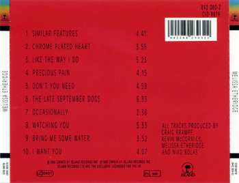 CD Melissa Etheridge: Melissa Etheridge