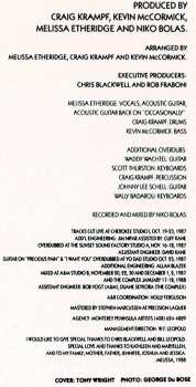 CD Melissa Etheridge: Melissa Etheridge