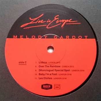 3LP/Coffret Melody Gardot: Live In Europe LTD