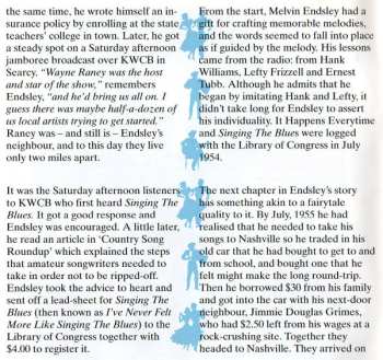 CD Melvin Endsley: I Like Your Kind Of Love