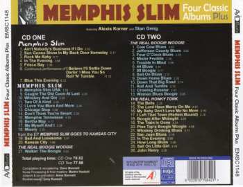 2CD Memphis Slim: Four Classic Albums Plus