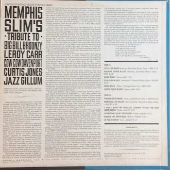 CD Memphis Slim: Memphis Slim's Tribute To Big Bill Broonzy, Leroy Carr, Cow Cow Davenport, Curtis Jones, Jazz Gillum LTD