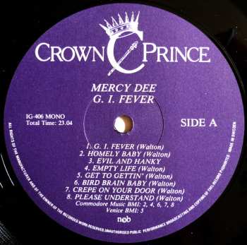 LP Mercy Dee Walton: G. I. Fever
