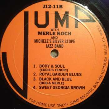 LP Merle Koch And Michele's Silver Stope Jazz Band: Merle Koch And Michele's Silver Stope Jazz Band