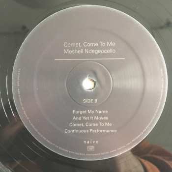 2LP Me'Shell NdegéOcello: Comet, Come To Me