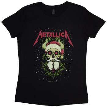 Merch Metallica: Femmes T-shirt Santa Horns
