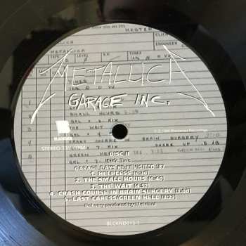 3LP Metallica: Garage Inc. LTD