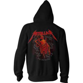 Marchandises Metallica: Metallica Unisex Pullover Hoodie: Skull Screaming Red (back Print) (small) S