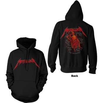 Marchandises Metallica: Metallica Unisex Pullover Hoodie: Skull Screaming Red (back Print) (small) S
