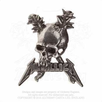 Merch Metallica: Plaque Damage Including Skull
