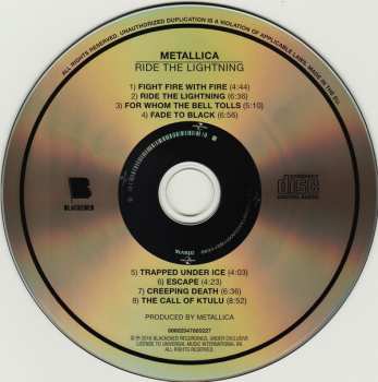 CD Metallica: Ride The Lightning DIGI
