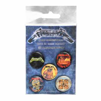 Marchandises Metallica: Sada Placek The Singles Button Badge Set