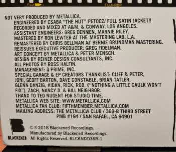 LP Metallica: The $5.98 E.P. - Garage Days Re-Revisited