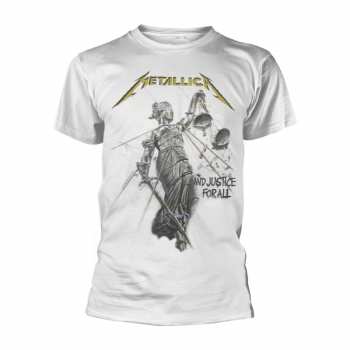 Merch Metallica: T-shirt And Justice For All (white)
