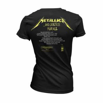 Marchandises Metallica: Tričko Dámské And Justice For All Tracks (black) S