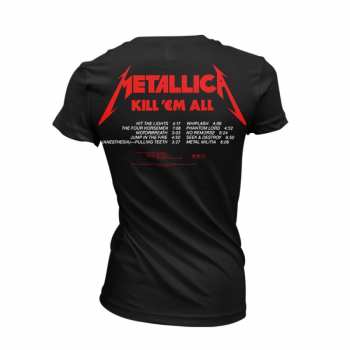 Marchandises Metallica: Tričko Dámské Kill Em All Tracks (black) XL