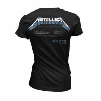 Marchandises Metallica: Tričko Dámské Master Of Puppets Tracks (black) S