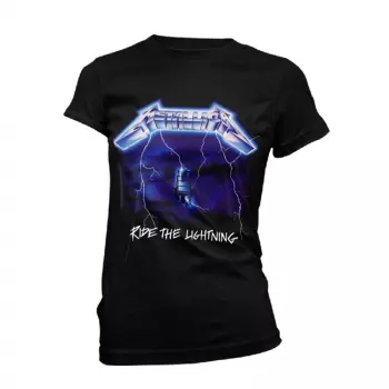 T-shirt Femmes Ride The Lightning Tracks (black)