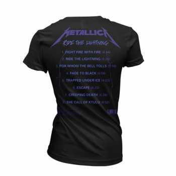 Marchandises Metallica: Tričko Dámské Ride The Lightning Tracks (black) S