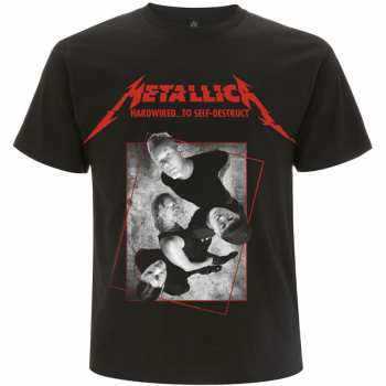 Marchandises Metallica: Tričko Hardwired Band Concrete  S