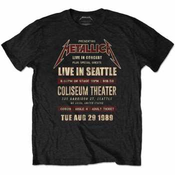 Merch Metallica: T-shirt Seattle '89 