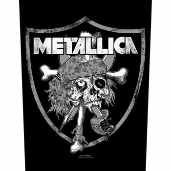 Merch Metallica: Décoration arrière Raiders Skull 