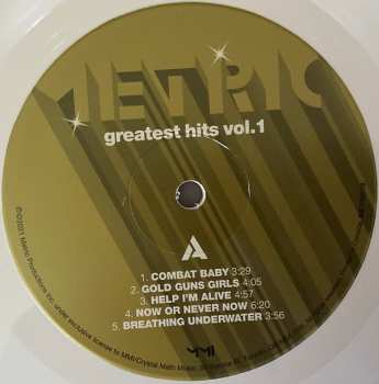 LP Metric: Greatest Hits Vol. 1 CLR