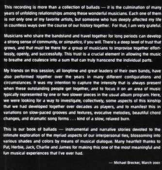 2LP Michael Brecker: Nearness Of You - The Ballad Book