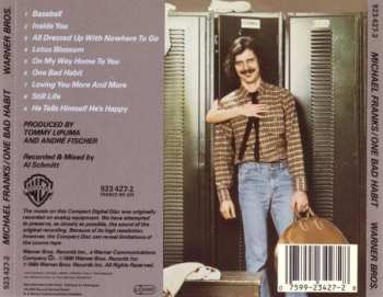 CD Michael Franks: One Bad Habit