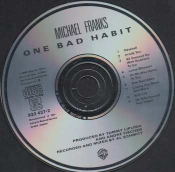 CD Michael Franks: One Bad Habit