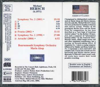 CD Bournemouth Symphony Orchestra: Symphonies Nos.1 & 2 / Fracta / Arrache