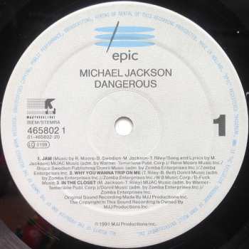 2LP Michael Jackson: Dangerous