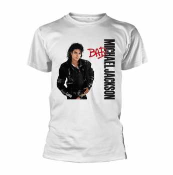 Merch Michael Jackson: T-shirt Bad (white)