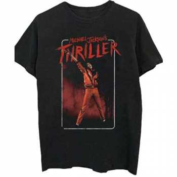 Merch Michael Jackson: T-shirt Thriller White Red Suit 
