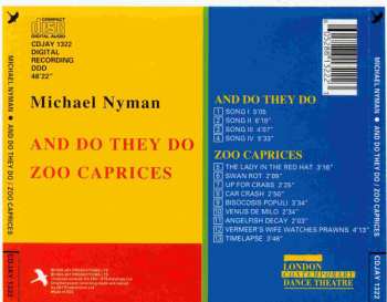 CD Michael Nyman: And Do They Do / Zoo Caprices