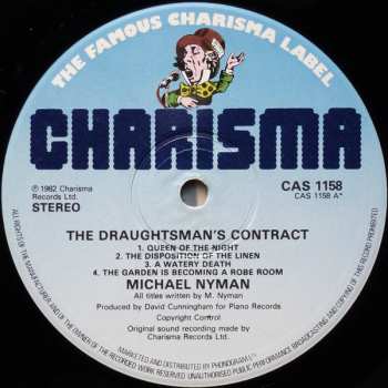 LP Michael Nyman: The Draughtsman's Contract LTD