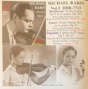 3CD/Coffret Michael Rabin: Collection Vol.2 . Violin Concertos (Live Performances)