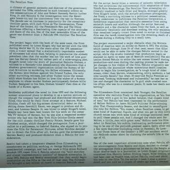 LP Michael Small: The Parallax View OST LTD | CLR