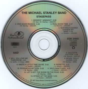 CD Michael Stanley Band: Stage Pass