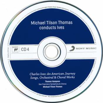 4CD/Coffret The Chicago Symphony Orchestra: Michael Tilson Thomas Conducts Ives