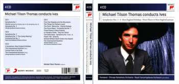 4CD/Coffret The Chicago Symphony Orchestra: Michael Tilson Thomas Conducts Ives