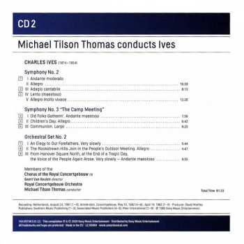 4CD/Coffret The Chicago Symphony Orchestra: Michael Tilson Thomas Conducts Ives
