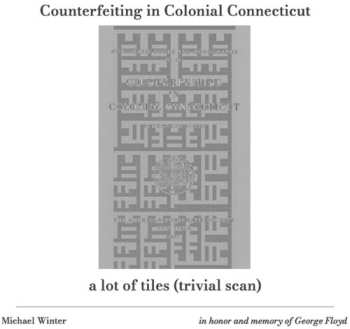 Album Michael Winter: Counterfeiting In Colonial Connecticut